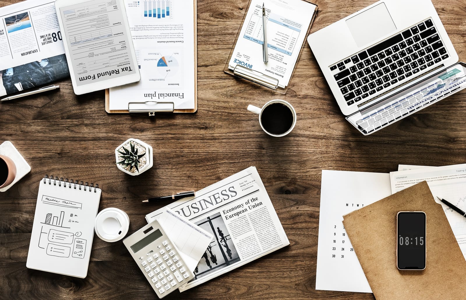 Accountant’s desk